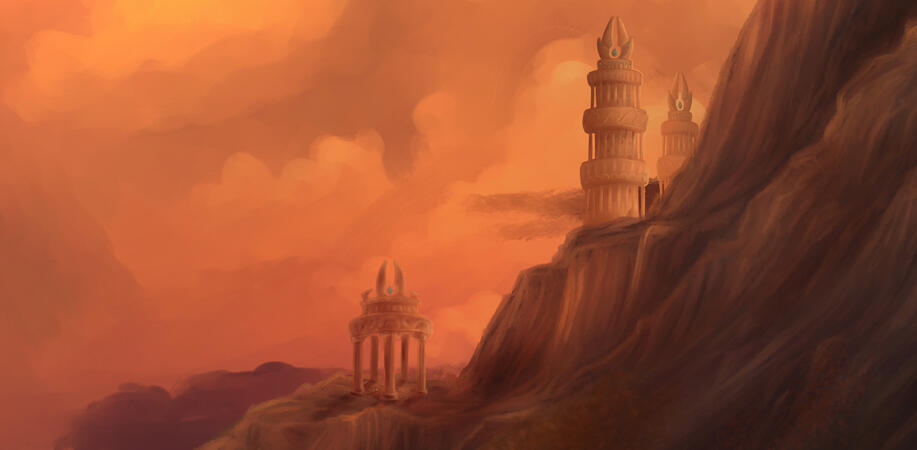 Detailed tier closeup